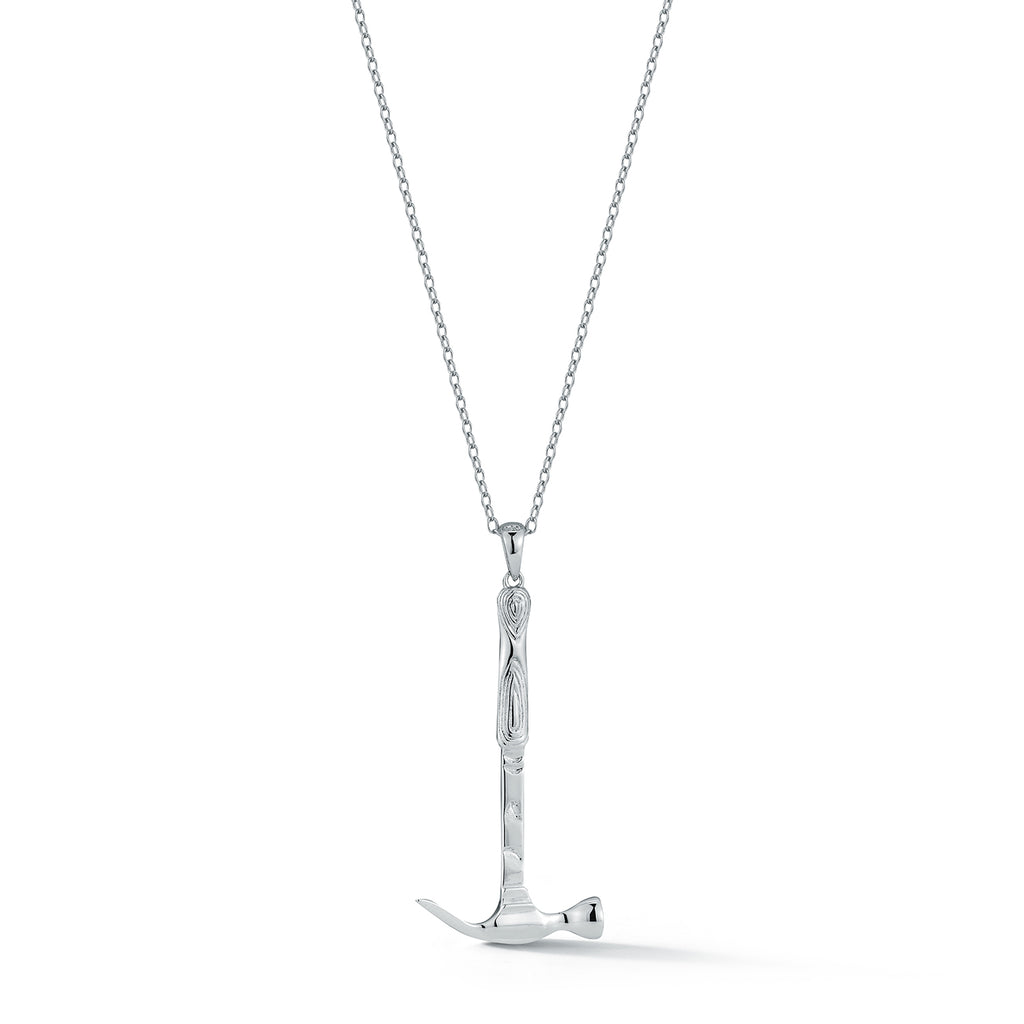 【WOOYOUNGMI】SILVER HAMMER PENDANT NECKLACE Silver Hammer Pendant Necklace - WOOYOUNGMI