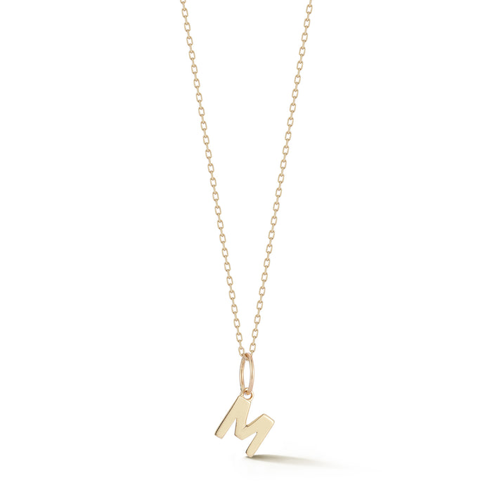 Gold Initial Necklace // A-Z