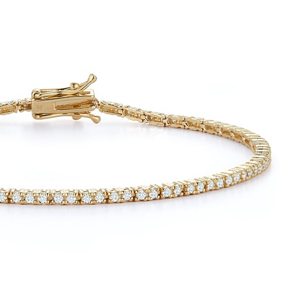 Men's Skinny Diamond Tennis Bracelet