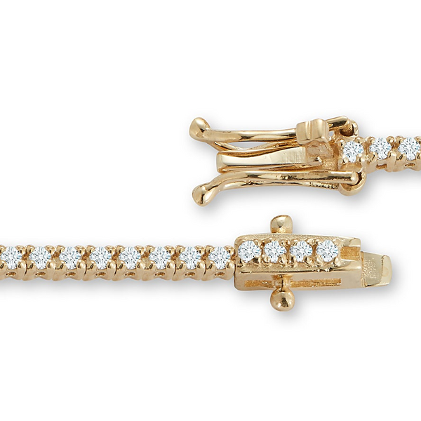 Men's Skinny Diamond Tennis Bracelet
