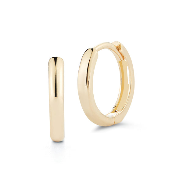 Yellow Gold Huggies