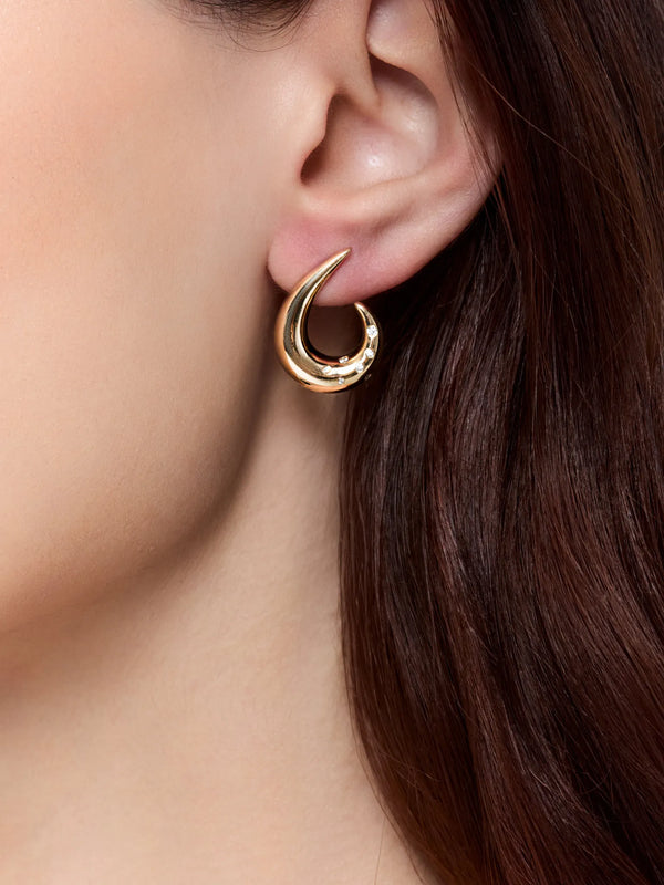 14kt Curl EarringsMATEO Jewelry New York