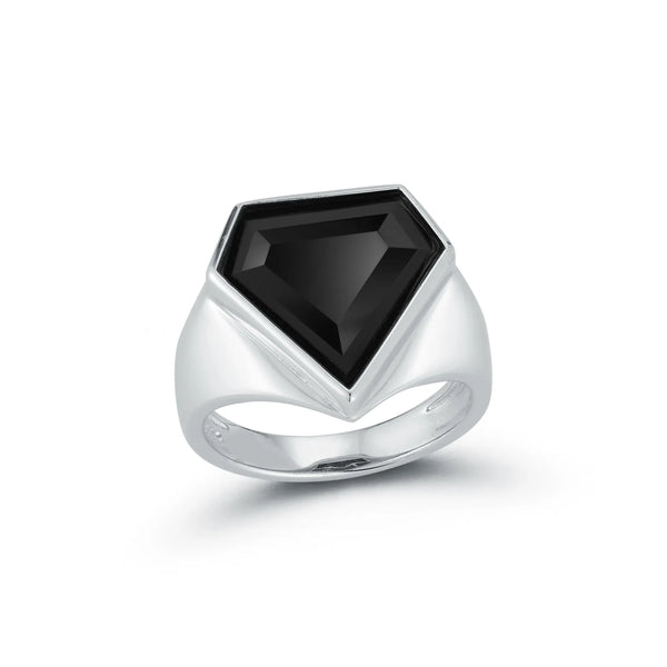 Onyx  Pentagon RingMATEO Jewelry New York