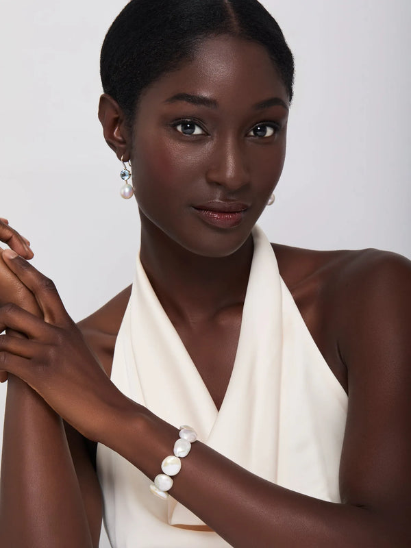 14kt Baroque Pearl BraceletMATEO Jewelry New York