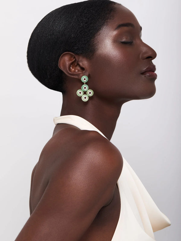 14kt Jade Donut Galore EarringsMATEO Jewelry New York