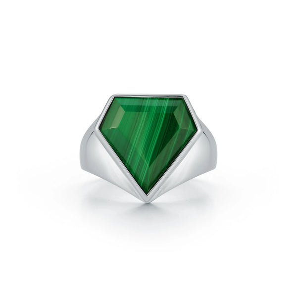 Malachite Pentagon RingMATEO Jewelry New York