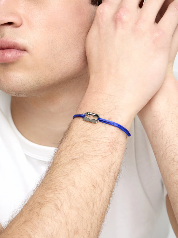 Razor Blade on Blue Nylon CordMATEO Jewelry New York