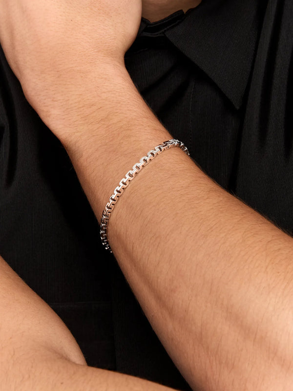 Square Link Chain BraceletMATEO Jewelry New York