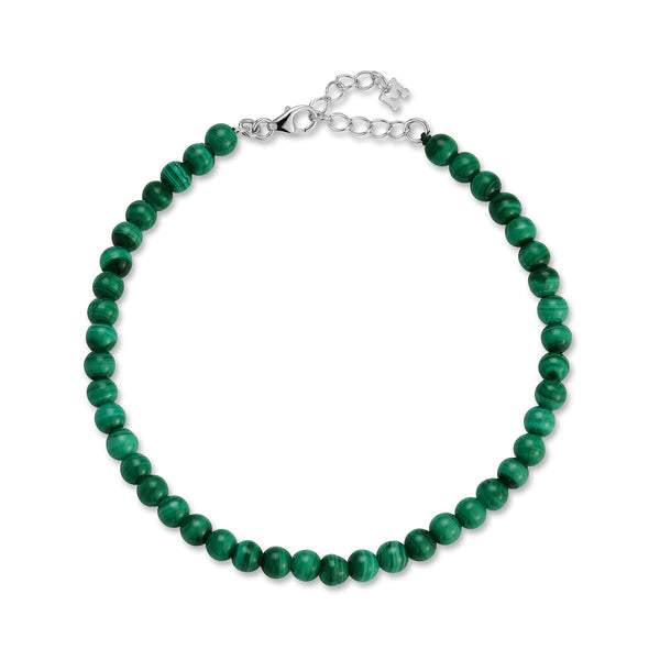 Malachite Beaded Bracelet