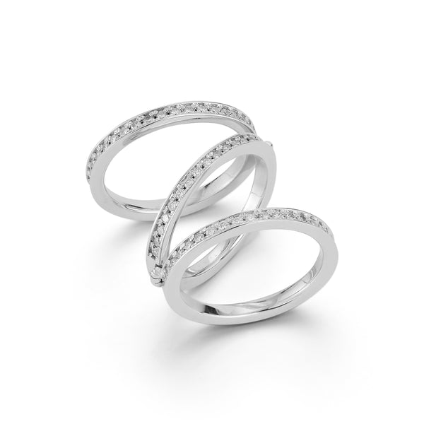 Diamond Accordion Ring