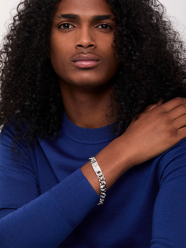 Anchor Lock Cuban Link Chain BraceletMATEO Jewelry New York