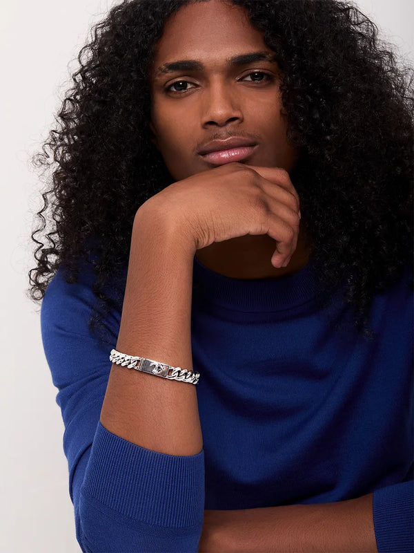 Anchor Lock Cuban Link Chain BraceletMATEO Jewelry New York