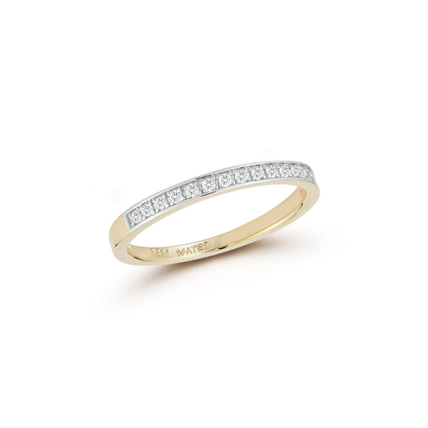 14kt La Barre Half Diamond RingMATEO Jewelry New York