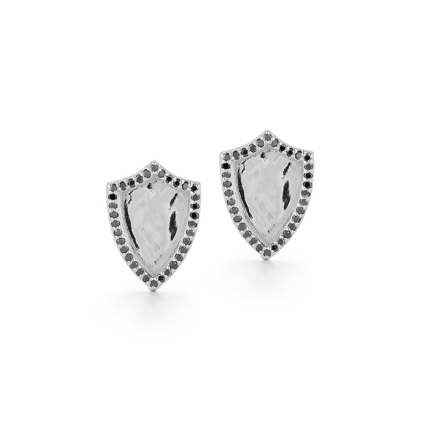 Black Diamond Shield Cufflinks