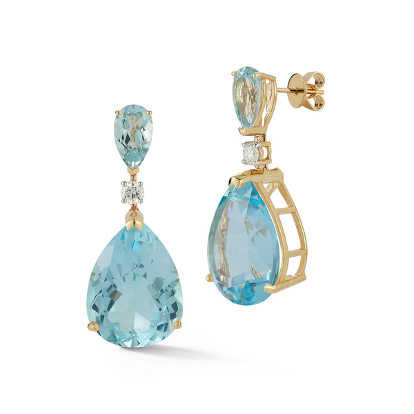 Blue Topaz Sophia Earrings