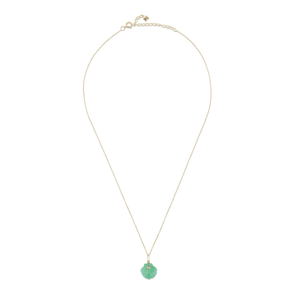 Carved Jade Venus Necklace