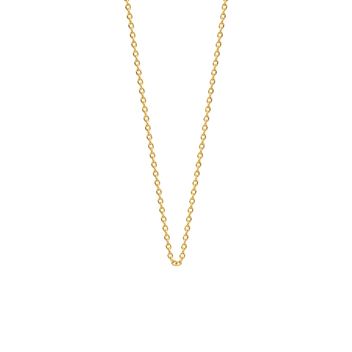 Gold Diamond Cut Link Chain