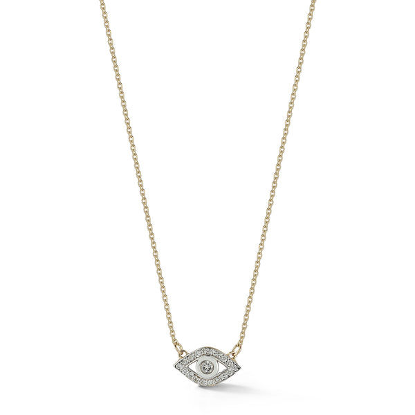 Diamond Evil Eye Necklace