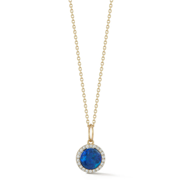 14kt Opal and Diamond NecklaceMATEO Jewelry New York