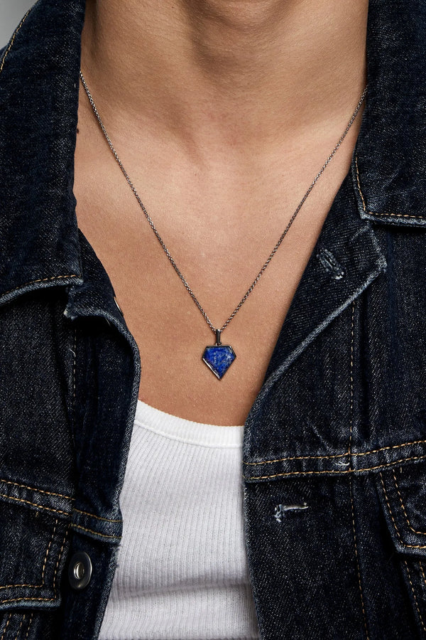 Lapis Pentagon NecklaceMATEO Jewelry New York