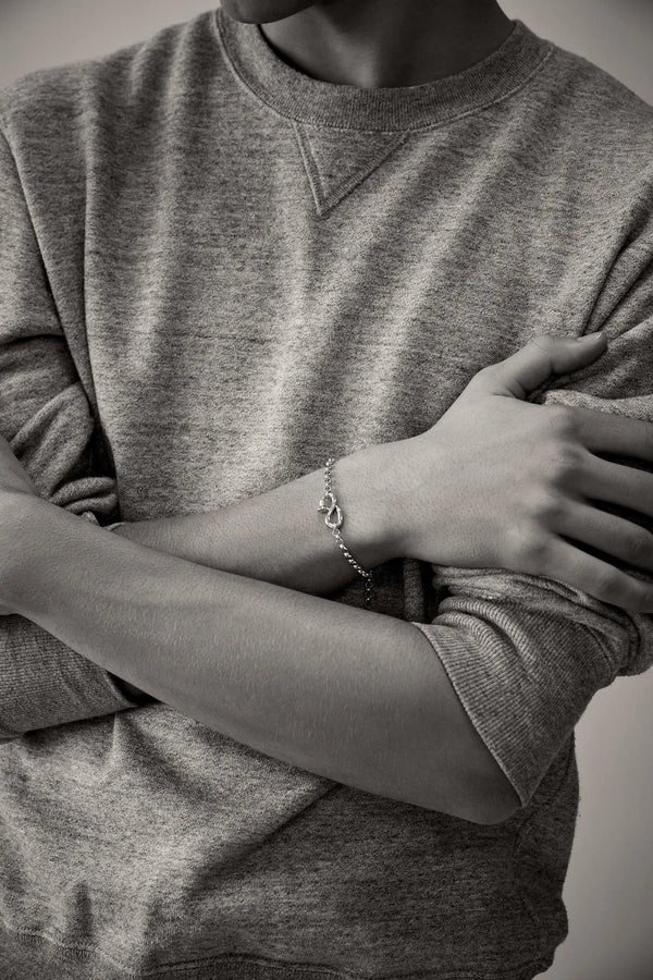Bent Nail Chain BraceletMATEO Jewelry New York