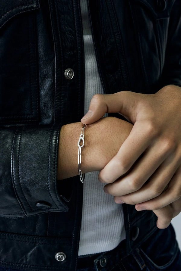 Men's Paper Clip Chain BraceletMATEO Jewelry New York