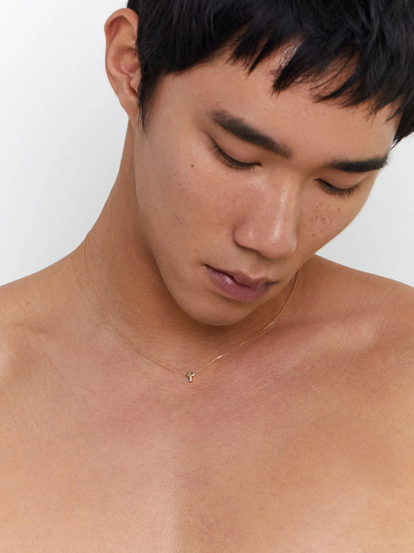 14kt Suspended Cross NecklaceMATEO Jewelry New York