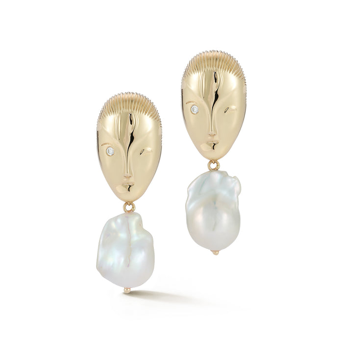 Eve Baroque Pearl Earrings