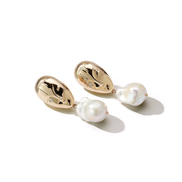 Eve Baroque Pearl Earrings