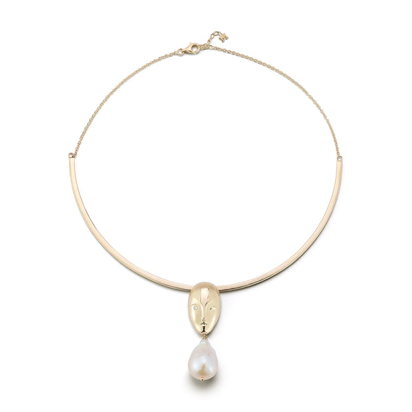 14kt Eve Baroque Pearl Necklace