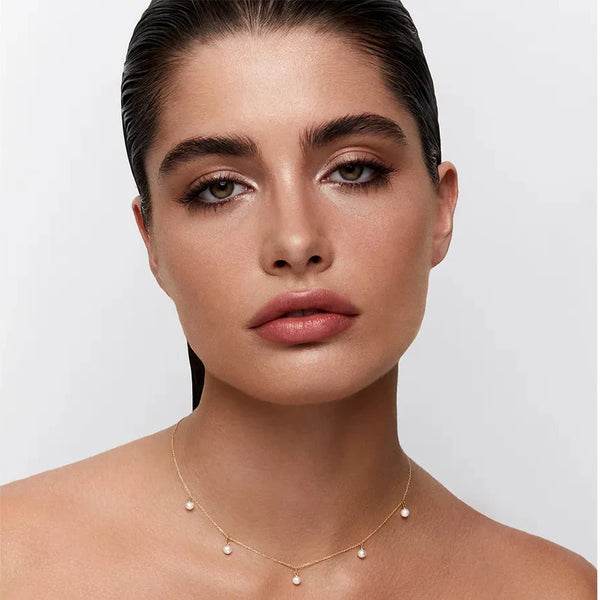 14kt  5 Point Pearl NecklaceMATEO Jewelry New York