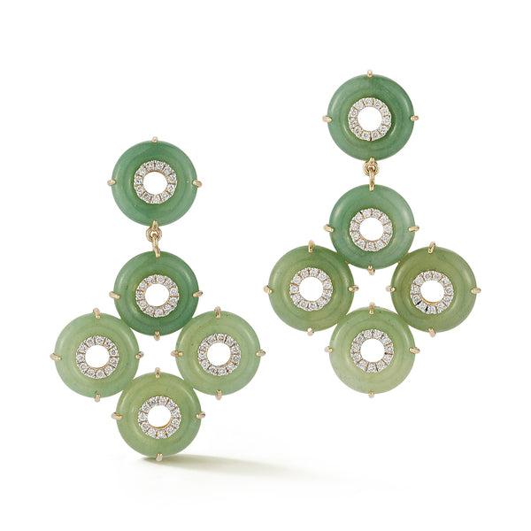 Jade Donut Galore Earrings