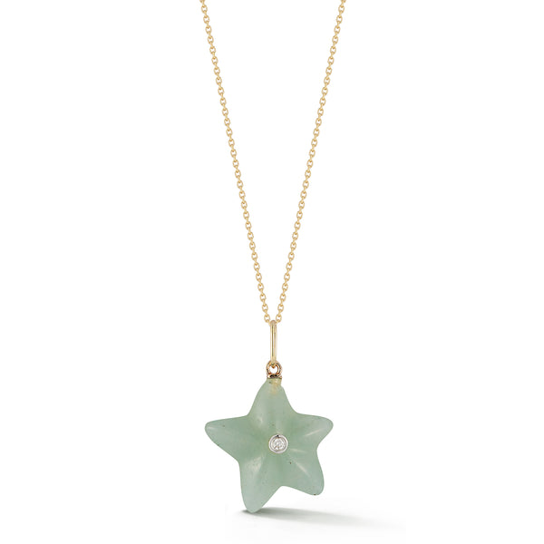 Jade Starfish Necklace