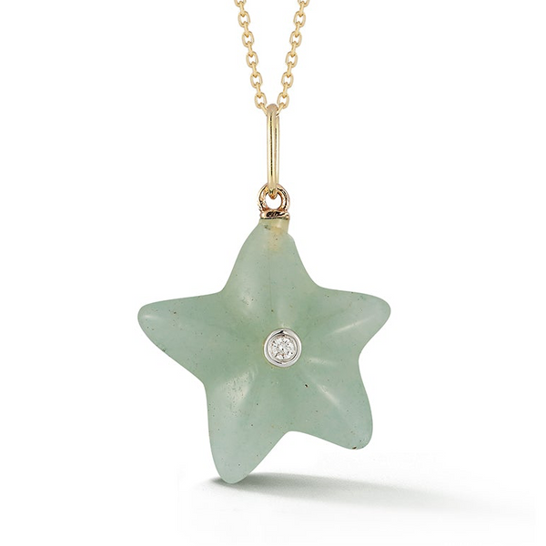 Jade Starfish Necklace