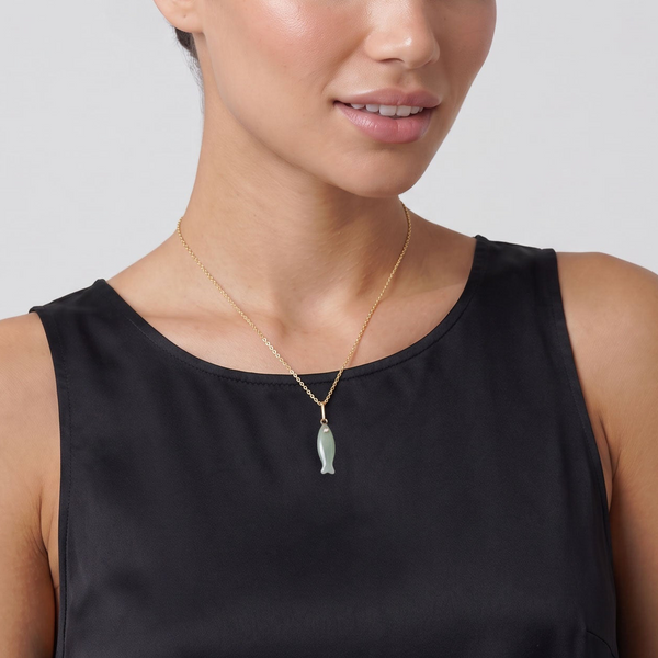 Jade Fish Necklace