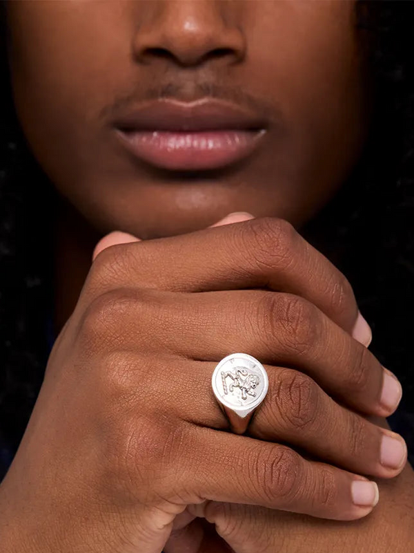 Lion Coin Ring