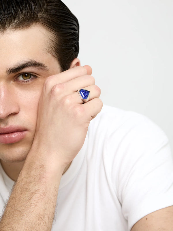Lapis Pentagon RingMATEO Jewelry New York
