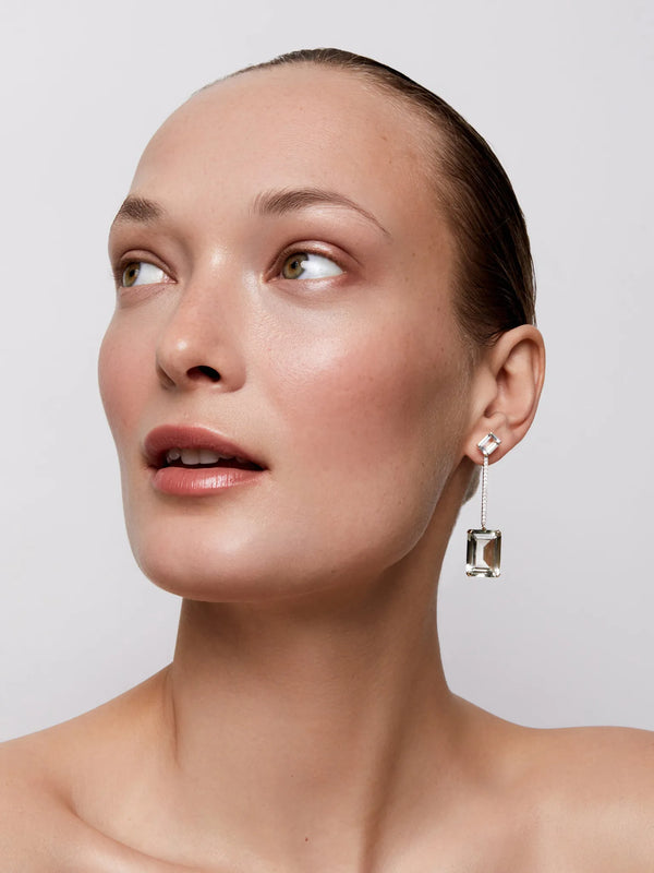 14kt Gold Mint Green EarringMATEO Jewelry New York