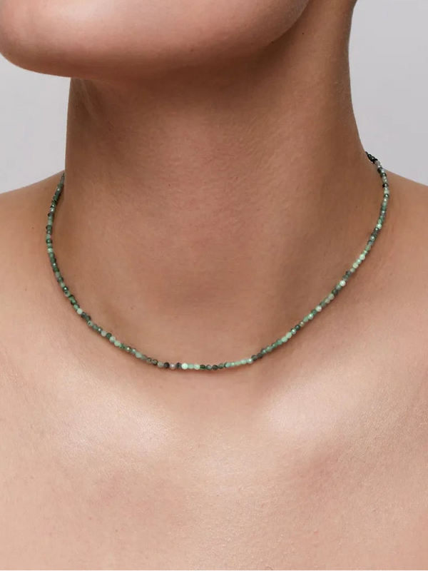 Emerald Beaded Necklace