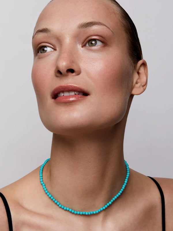 14kt Turquoise  Beaded ChokerMATEO Jewelry New York
