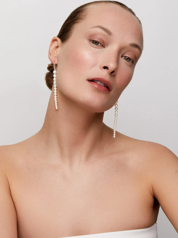 14kt Graduated Pearl DanglersMATEO Jewelry New York