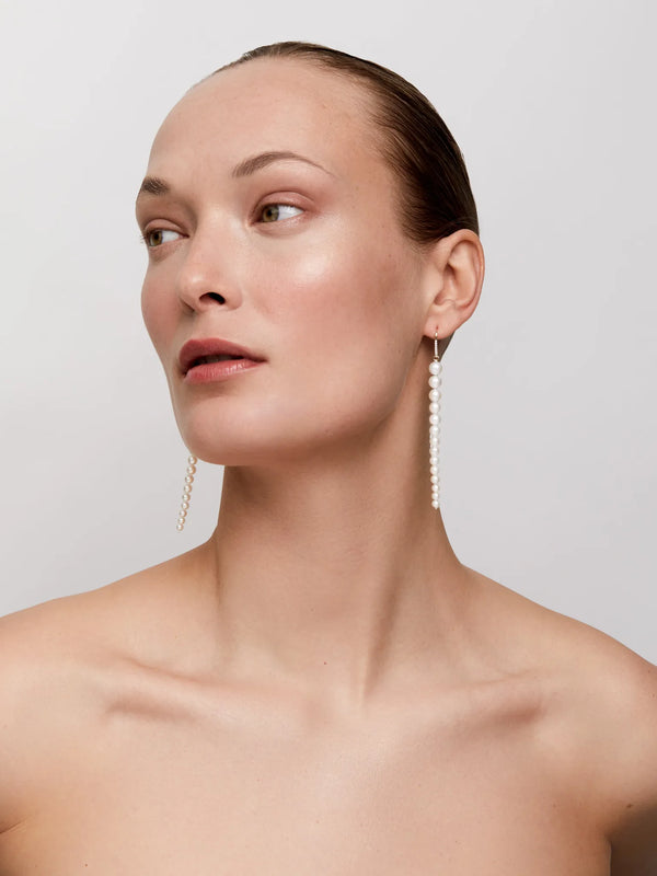 14kt Graduated Pearl DanglersMATEO Jewelry New York
