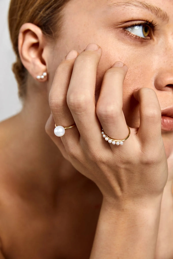 14kt Pearl Dot RingMATEO Jewelry New York