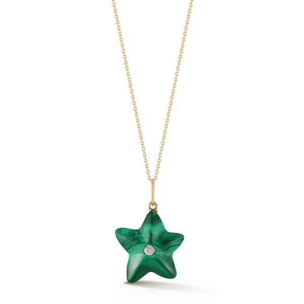 Malachite Starfish Necklace