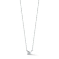 Platinum Diamond Baguette Necklace