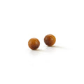6mm Tigers Eye Studs