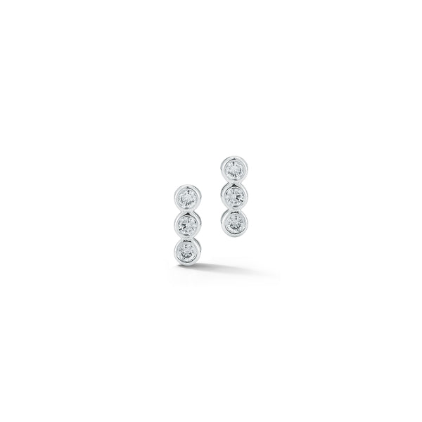 Trio Diamond Bar Studs
