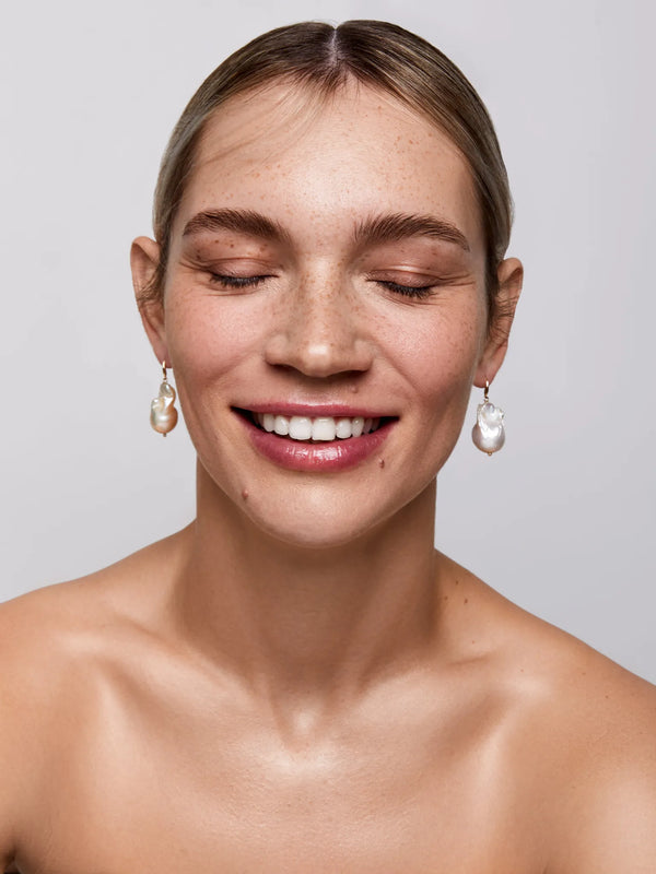 14kt Gold Baroque Pearl DropsMATEO Jewelry New York