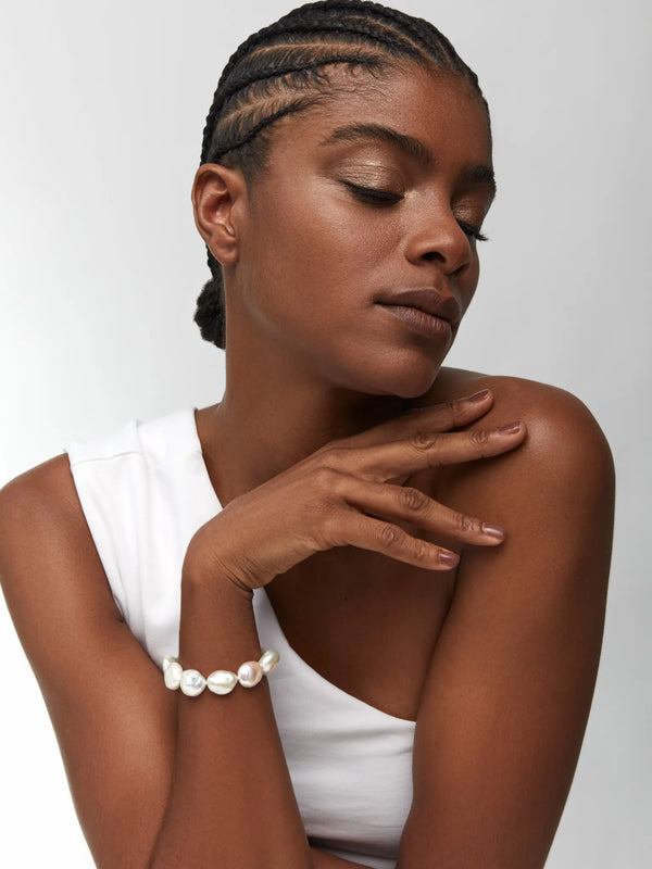 14kt Baroque Pearl BraceletMATEO Jewelry New York