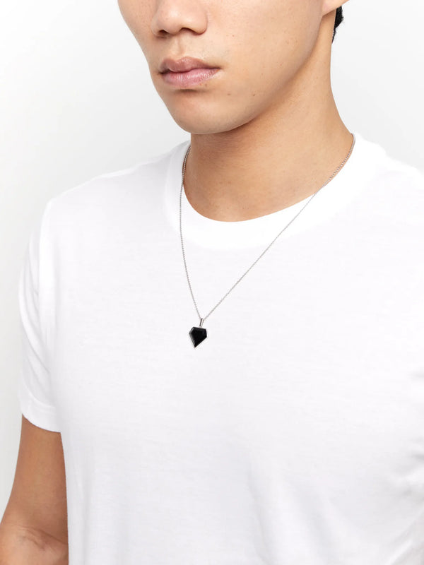 Onyx Pentagon NecklaceMATEO Jewelry New York